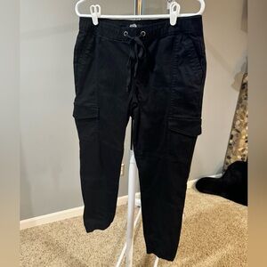 Women's Black Cargo Pants